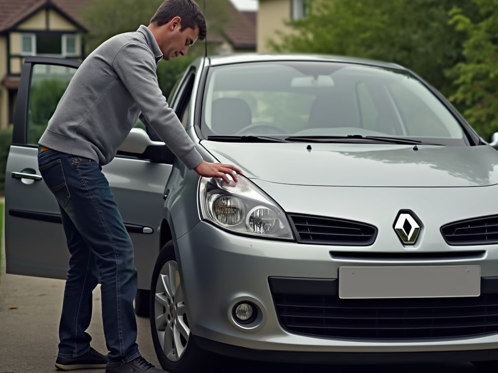 ouvrir capot clio 3